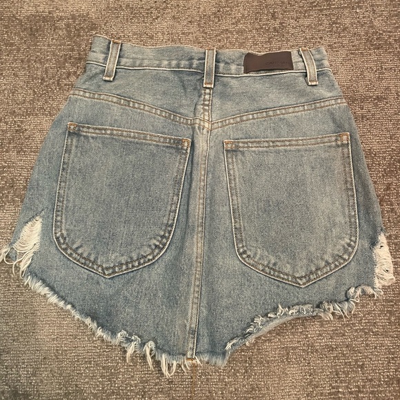 CARMAR Jean skirt with zipper size 23 high waisted - Picture 2 of 3